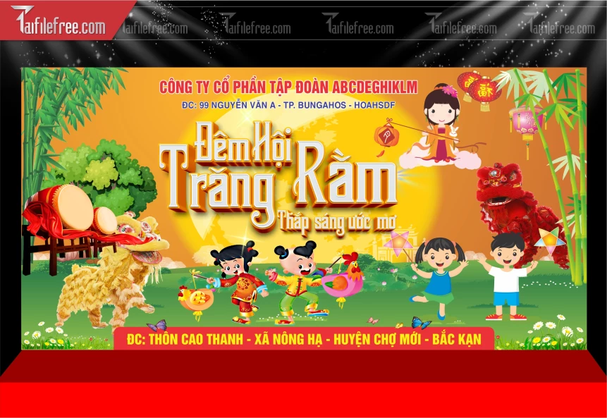 Mẫu Phông Nền Trung Thu Đẹp Mắt Sáng Tạo._TTV506