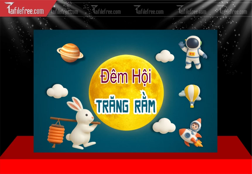 Mẫu Phông Nền Trung Thu Đẹp Mắt Sáng Tạo._TTV512