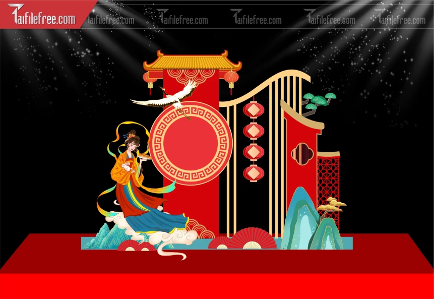 Mẫu Background Trung Thu Đẹp Mắt Sáng Tạo._TVV515