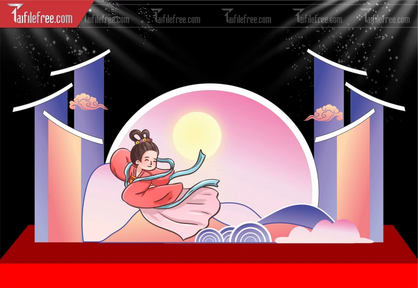 Mẫu Background Trung Thu Đẹp Mắt Sáng Tạo._TVV518