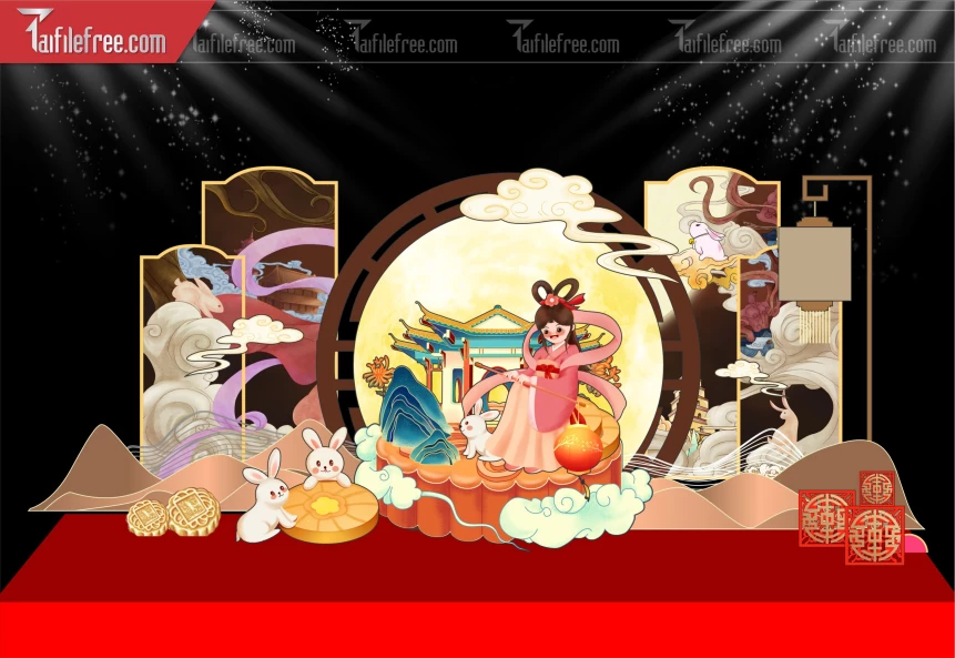 Mẫu Background Trung Thu Đẹp Mắt Sáng Tạo._TVV521