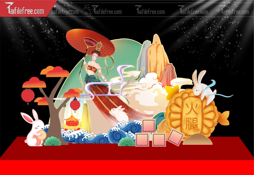 Mẫu Background Trung Thu Đẹp Mắt Sáng Tạo._TVV523