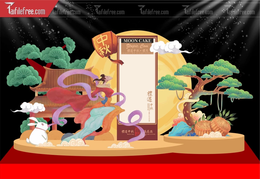 Mẫu Background Trung Thu Đẹp Mắt Sáng Tạo._TVV526