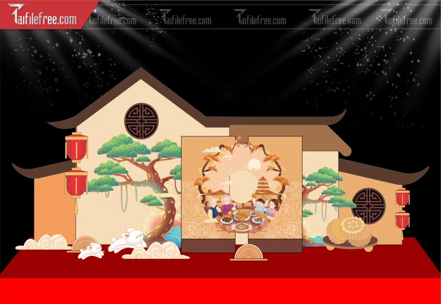 Mẫu Background Trung Thu Đẹp Mắt Sáng Tạo._TVV528