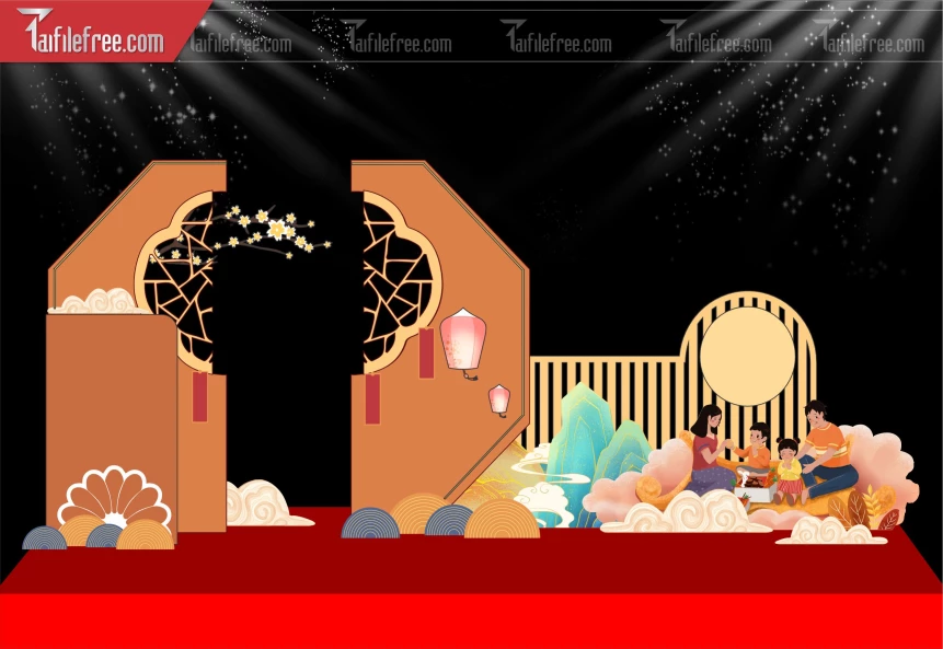 Mẫu Background Trung Thu Đẹp Mắt Sáng Tạo._TVV533