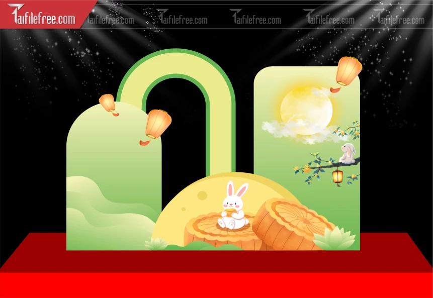 Mẫu Background Trung Thu Đẹp Mắt Sáng Tạo._TVV536