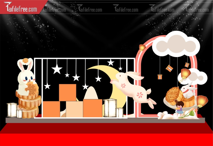 Mẫu Background Trung Thu Đẹp Mắt Sáng Tạo._TVV537