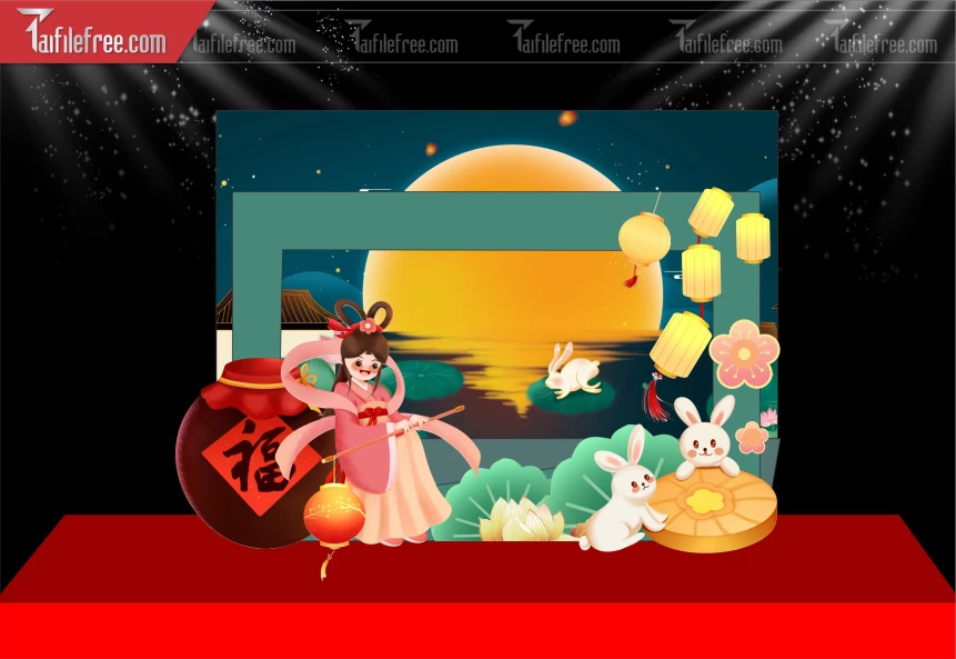 Mẫu Background Trung Thu Đẹp Mắt Sáng Tạo._TVV541