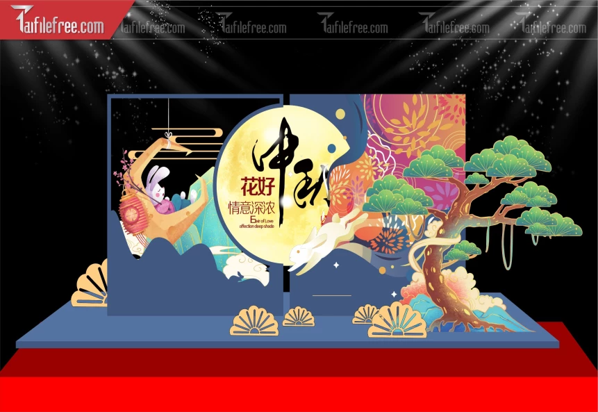 Mẫu Background Trung Thu Đẹp Mắt Sáng Tạo._TVV542