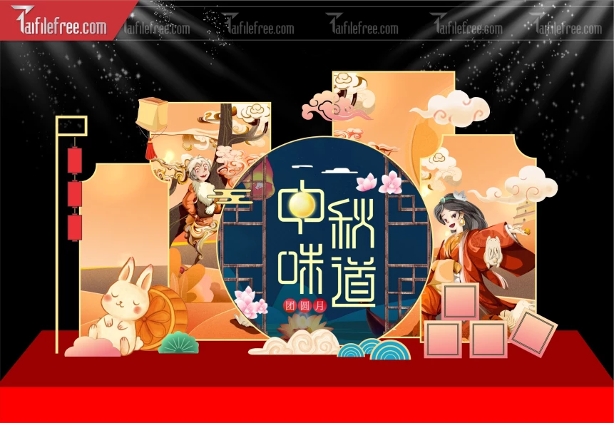 Mẫu Background Trung Thu Đẹp Mắt Sáng Tạo._TVV543