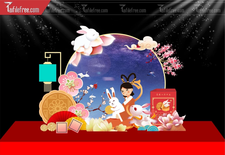 Mẫu Background Trung Thu Đẹp Mắt Sáng Tạo._TVV545