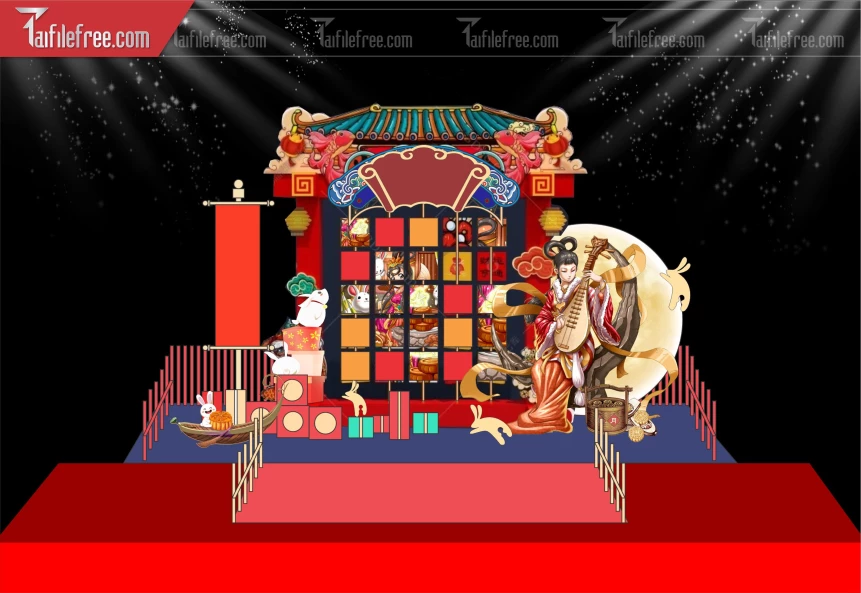 Mẫu Background Trung Thu Đẹp Mắt Sáng Tạo._TVV546