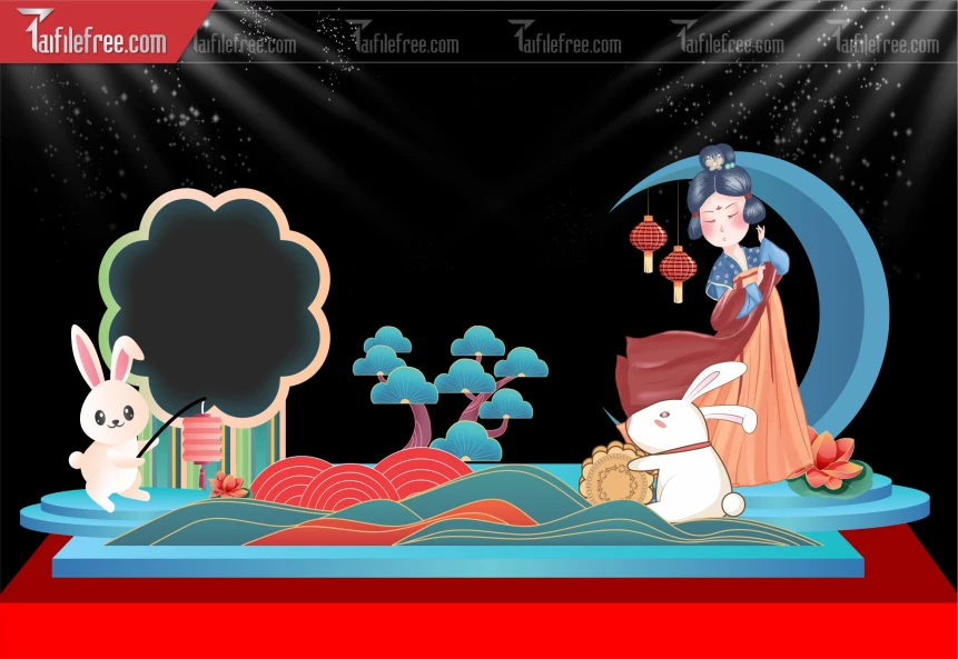 Mẫu Background Trung Thu Đẹp Mắt Sáng Tạo._TVV550