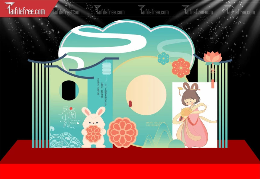 Mẫu Background Trung Thu Đẹp Mắt Sáng Tạo._TVV551