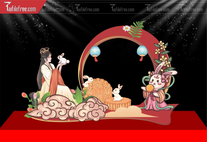 Mẫu Background Trung Thu Đẹp Mắt Sáng Tạo._TVV554