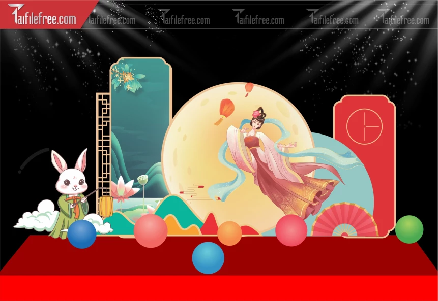 Mẫu Background Trung Thu Đẹp Mắt Sáng Tạo._TVV556