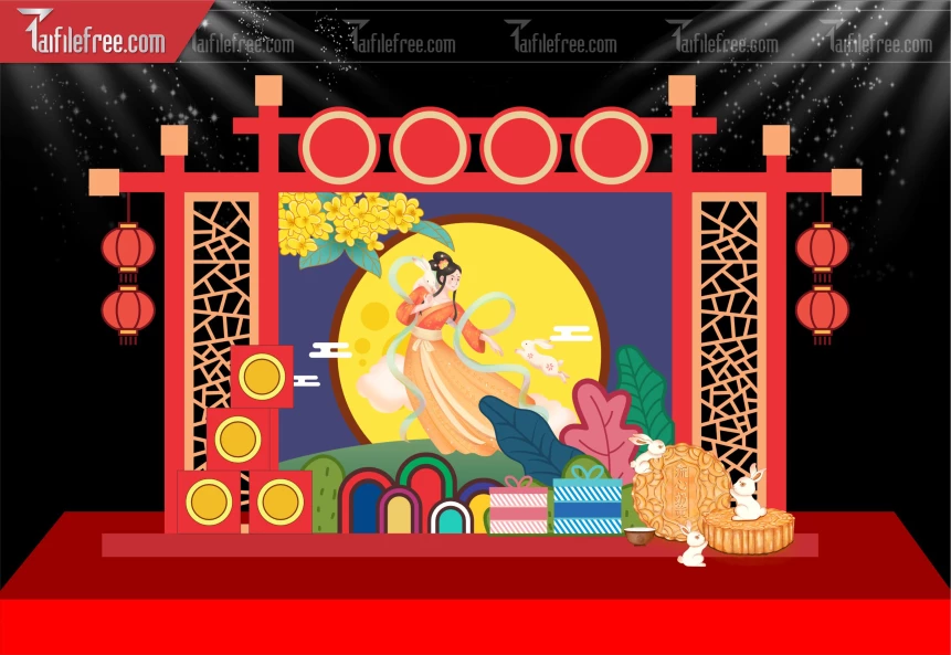 Mẫu Background Trung Thu Đẹp Mắt Sáng Tạo._TVV560