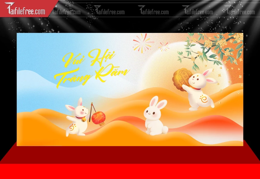 Mẫu Phông Nền Trung Thu Đẹp Mắt Sáng Tạo._TVV561