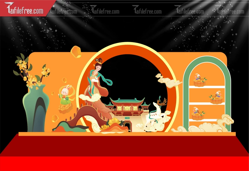 Mẫu Background Trung Thu Đẹp Mắt Sáng Tạo._TVV566