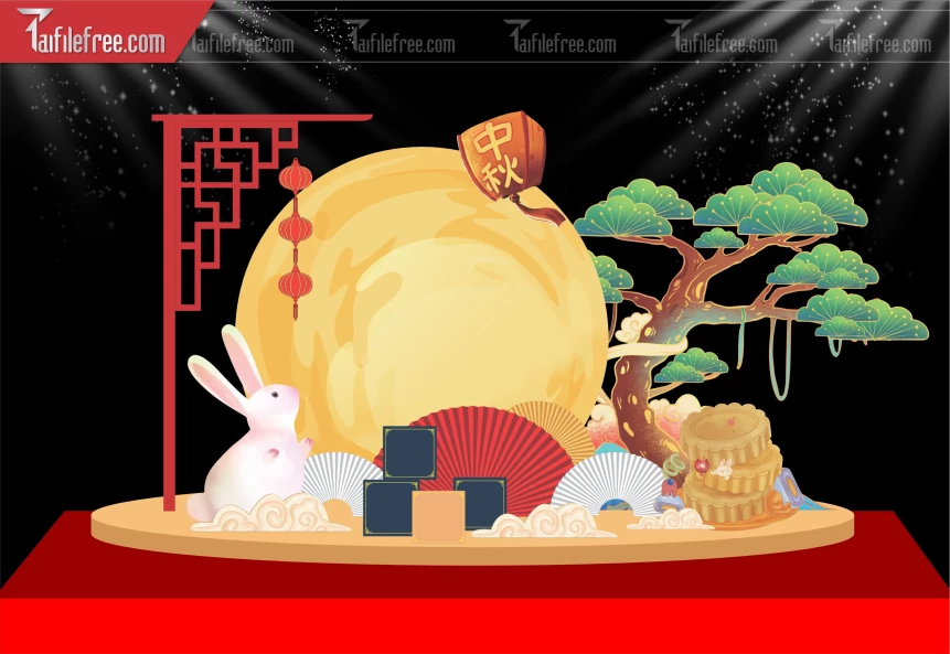 Mẫu Background Trung Thu Đẹp Mắt Sáng Tạo._TVV568