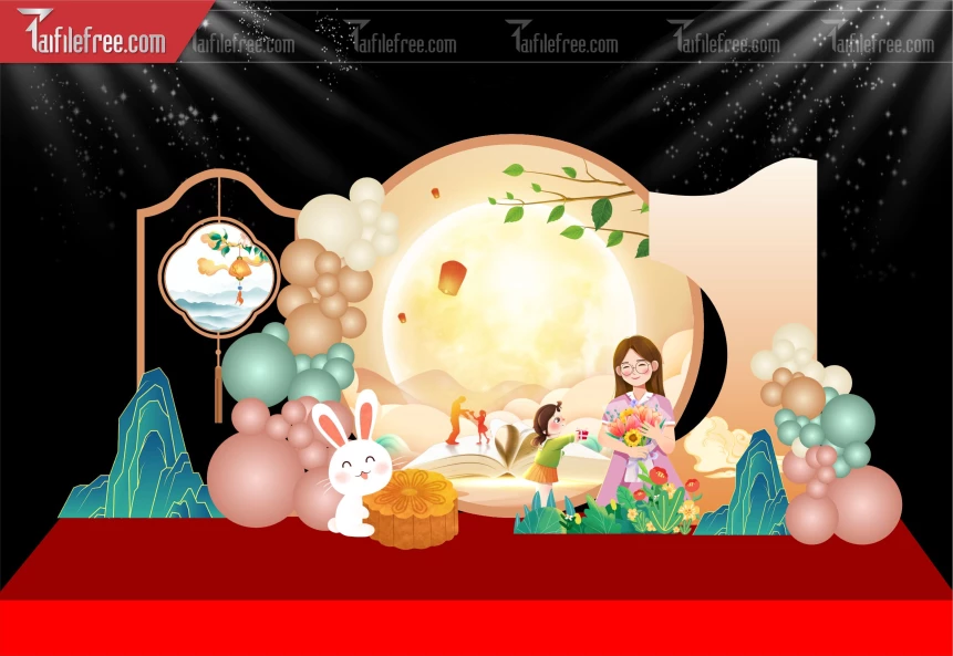 Mẫu Background Trung Thu Đẹp Mắt Sáng Tạo._TVV573