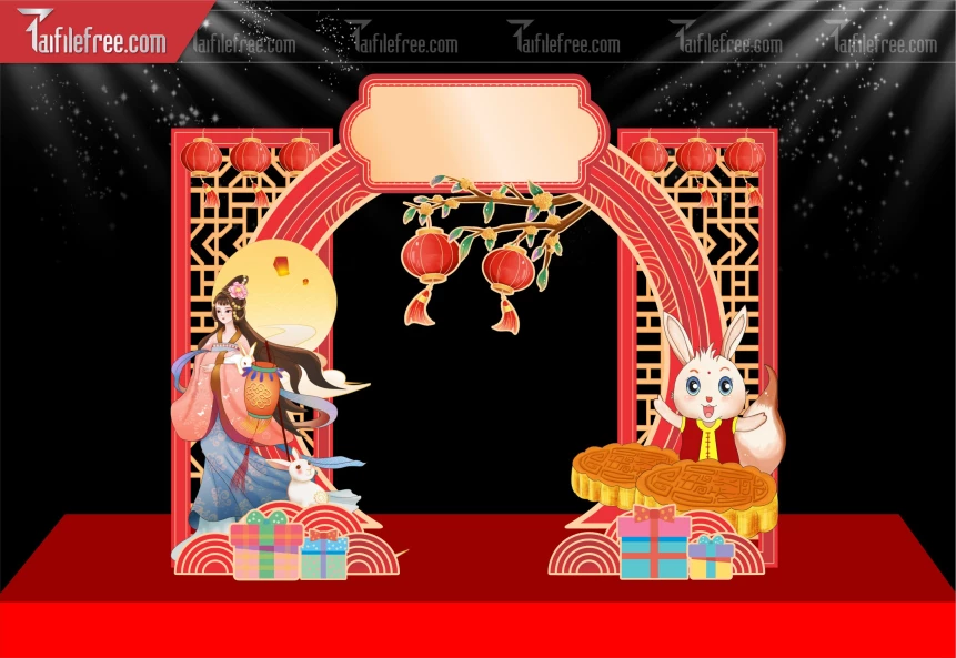 Mẫu Background Trung Thu Đẹp Mắt Sáng Tạo._TVV575