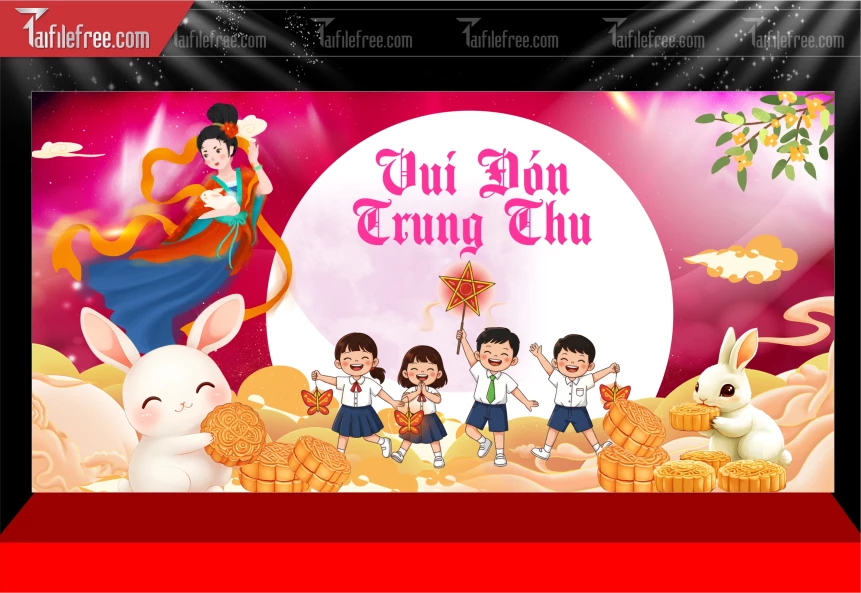 Mẫu Phông Nền Trung Thu Đẹp Mắt Sáng Tạo._TVV578