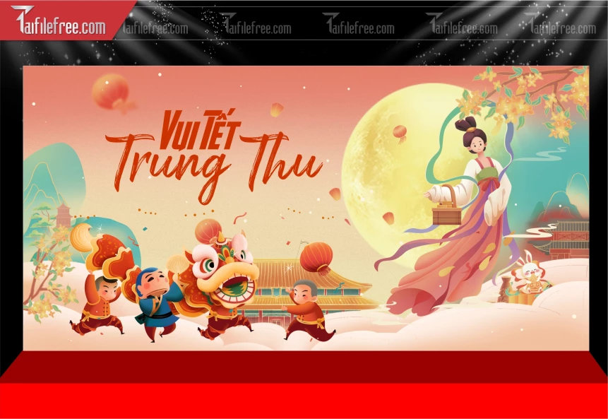 Mẫu Phông Nền Trung Thu Đẹp Mắt Sáng Tạo._TVV579