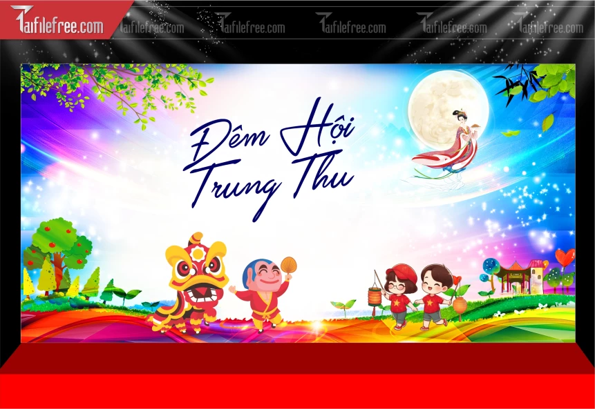 Mẫu Phông Nền Trung Thu Đẹp Mắt Sáng Tạo._TVV580