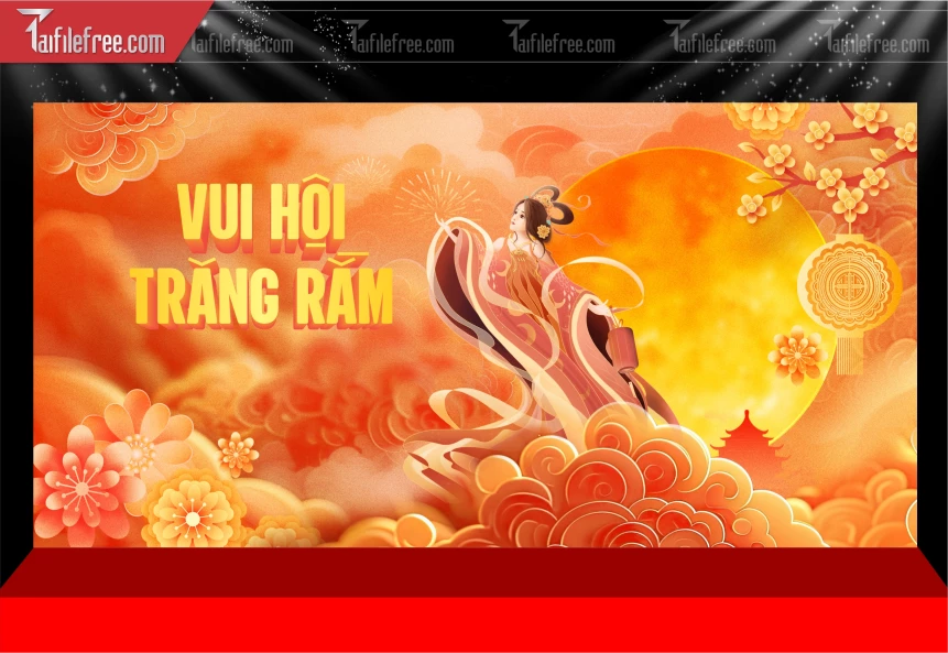 Mẫu Phông Nền Trung Thu Đẹp Mắt Sáng Tạo._TVV581
