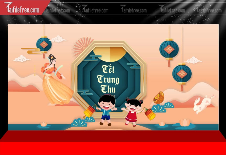 Mẫu Phông Nền Trung Thu Đẹp Mắt Sáng Tạo._TVV583