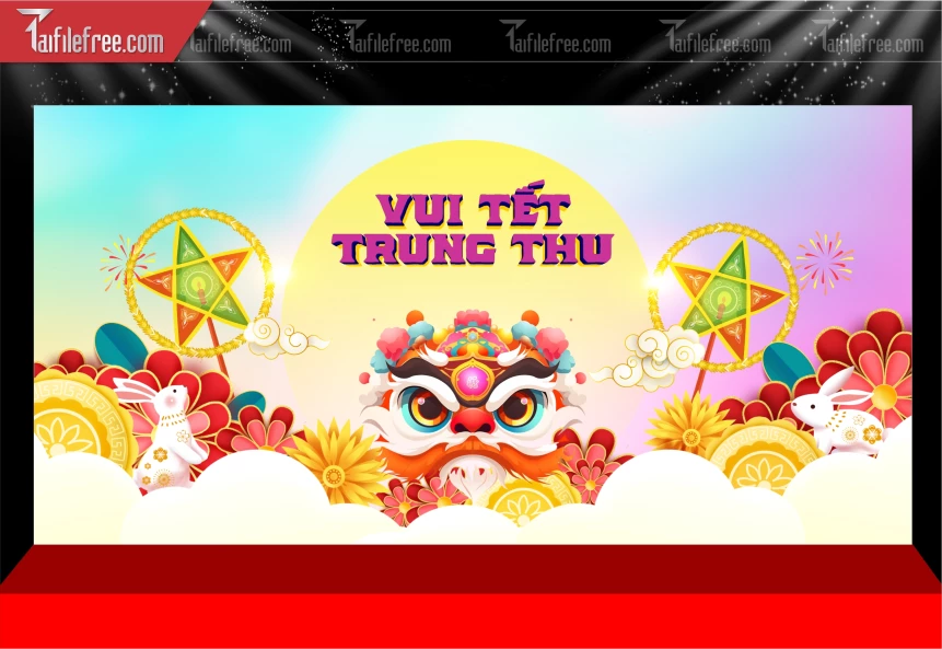 Mẫu Phông Nền Trung Thu Đẹp Mắt Sáng Tạo._TVV586
