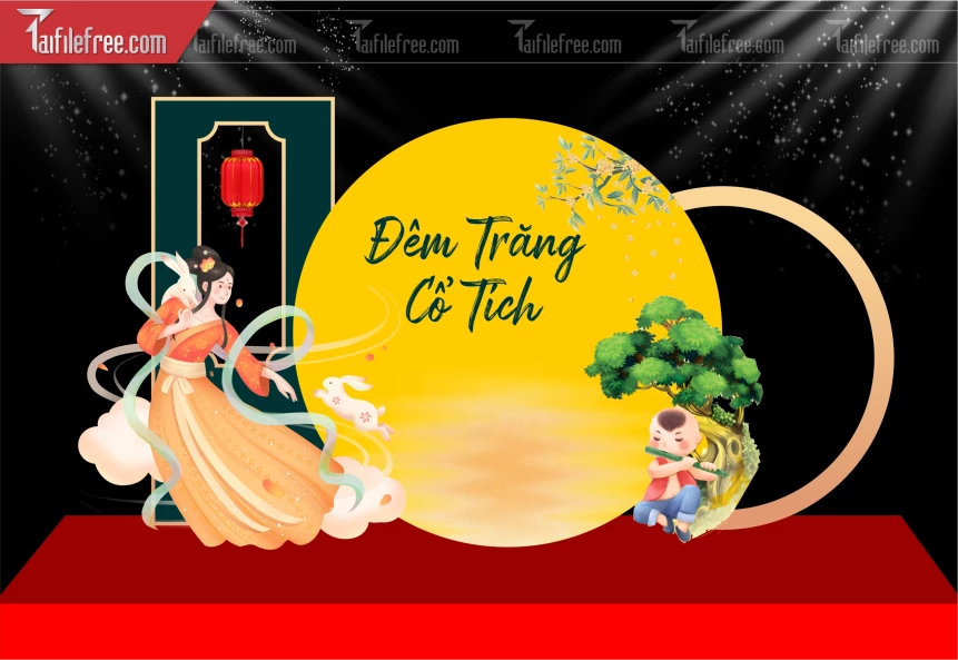 Mẫu Background Trung Thu Đẹp Mắt Sáng Tạo._TVV588