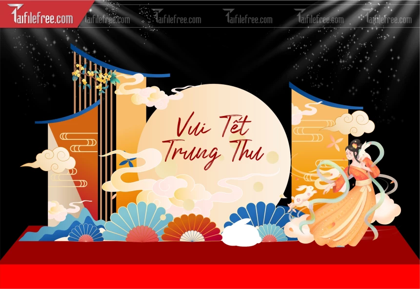 Mẫu Background Trung Thu Đẹp Mắt Sáng Tạo._TVV590