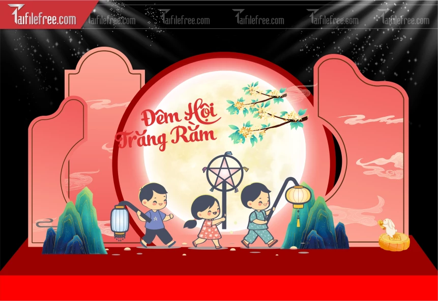 Mẫu Background Trung Thu Đẹp Mắt Sáng Tạo._TVV592