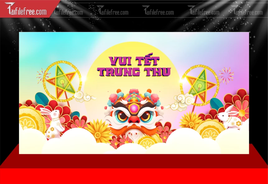 Mẫu Background Trung Thu Đẹp Mắt Sáng Tạo._TVV595