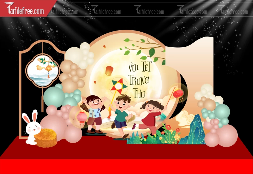 Mẫu Background Trung Thu Đẹp Mắt Sáng Tạo._TVV597