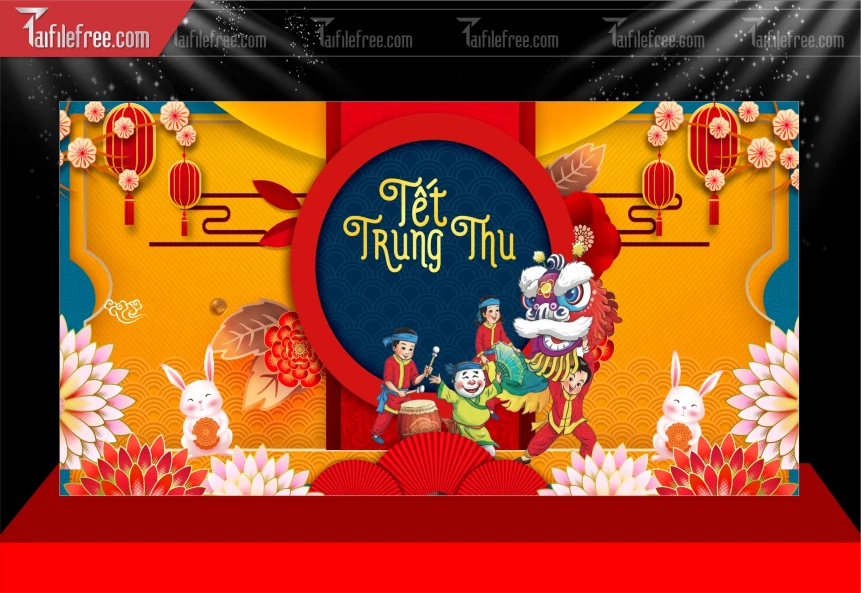 Mẫu Background Trung Thu Đẹp Mắt Sáng Tạo._TVV611