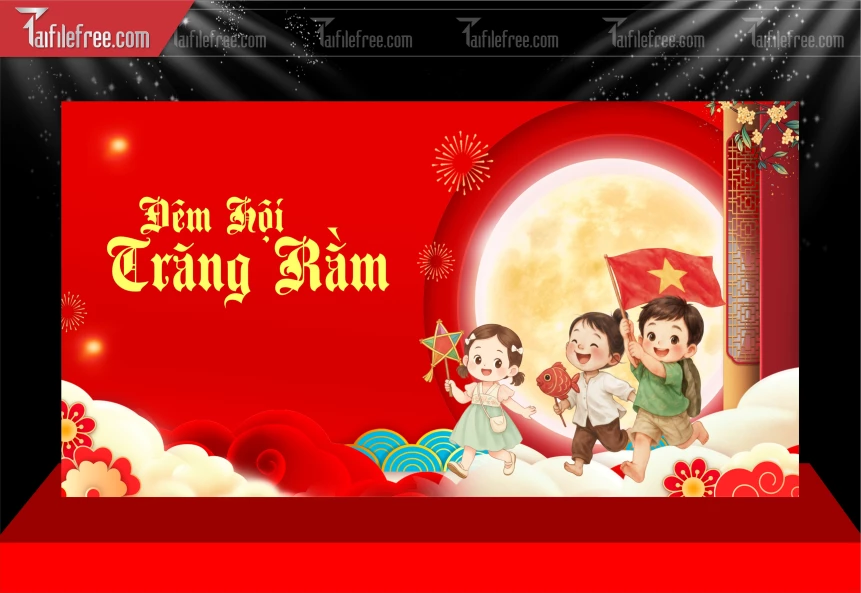 Mẫu Background Trung Thu Đẹp Mắt Sáng Tạo._TVV618