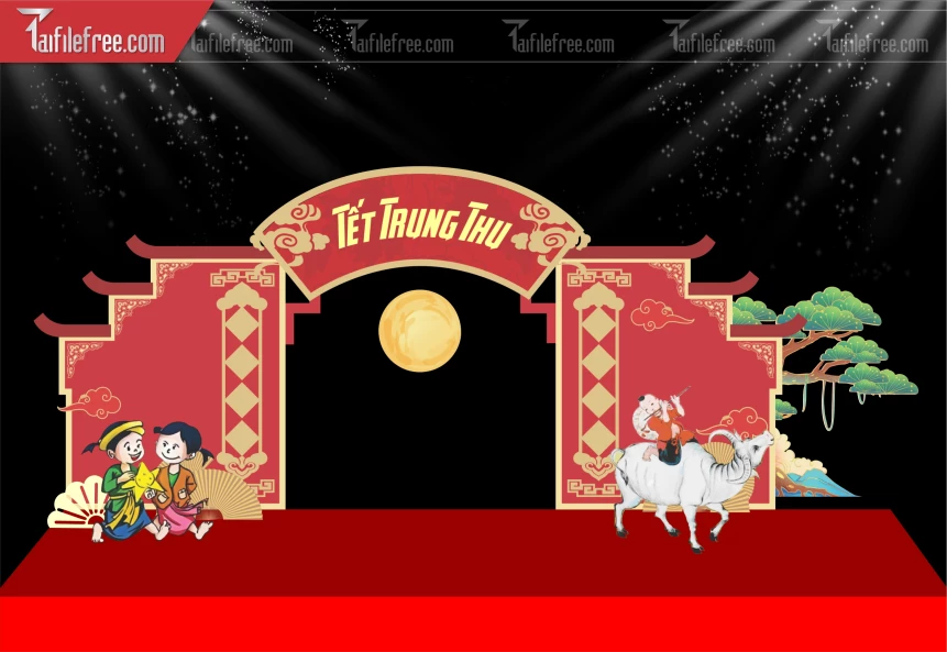 Mẫu Background Trung Thu Đẹp Mắt Sáng Tạo._TVV623