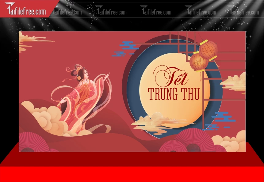 Mẫu Phông Nền Trung Thu Đẹp Mắt Sáng Tạo._TVV625