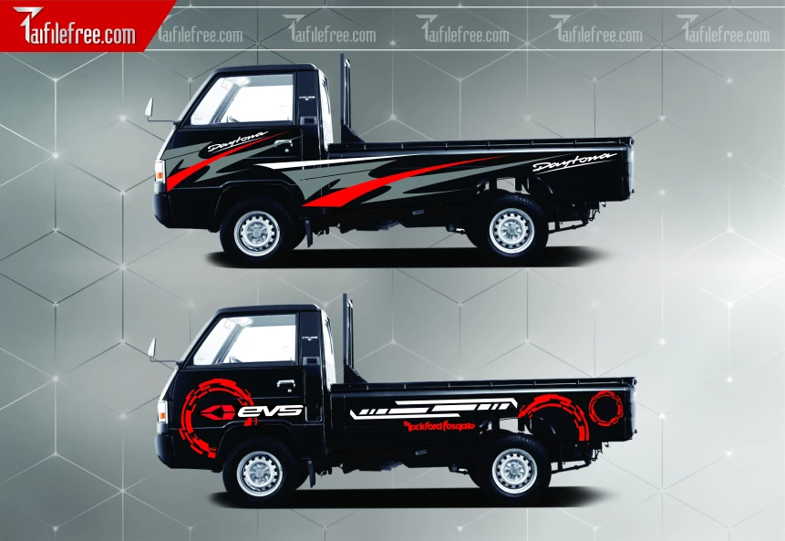 Mẫu Tem decal xe tải F150 TX169