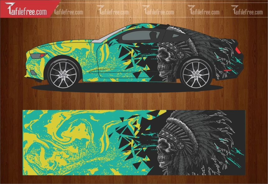 Mẫu Tem decal xe tải F150 TX180