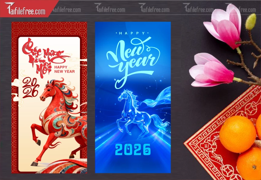 Mẫu Bao Lì Xì Mừng Năm Mới Tết._LXT86