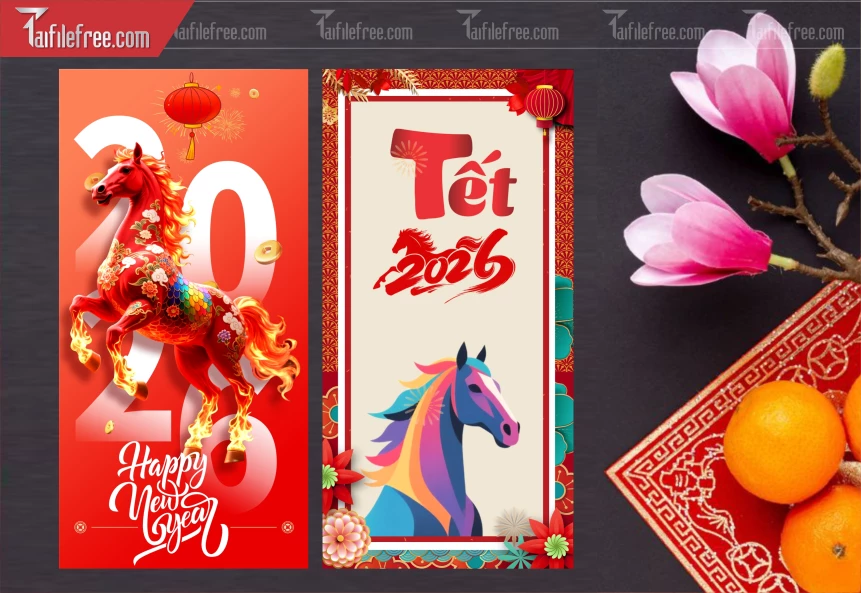 Mẫu Bao Lì Xì Mừng Năm Mới Tết_LXT89