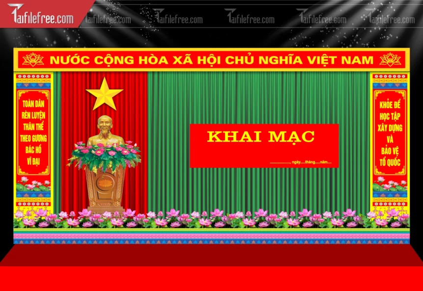Phông Nền Lễ Khai Mạc_TD612
